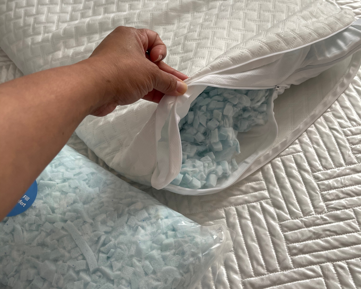 Adjustable Loft Hypoallergenic Coo Lifewit Premium Shredded Memory Foam Pillow